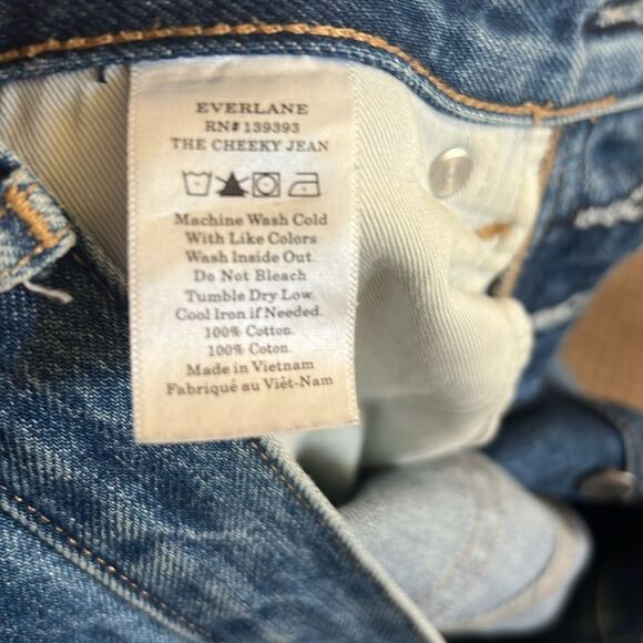 Everlane The Cheeky Ankle Blue Denim Jeans 25 - Picture 10 of 10